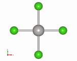 平面正方形AB4型分子の分子軌道計算